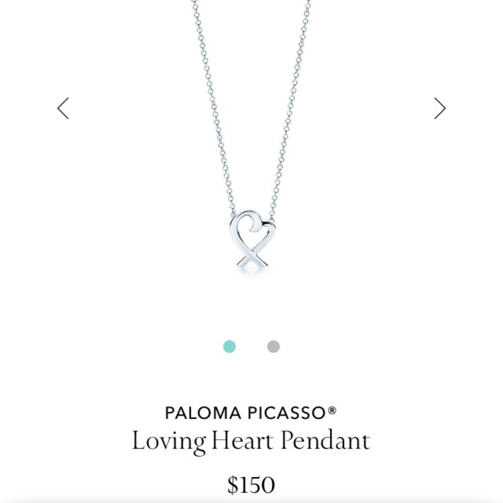 Tiffany Paloma Picasso Loving Heart Pendant